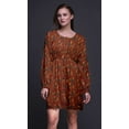 thumbnail image 3 of Bimba Red Strawberry & Daisy Floral Button Down Midi Shift Dress Women Shirt Summer Causal Tunic-XXX-Large, 3 of 7