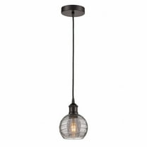 Innovations Lighting - Athens Deco Swirl - 1 Light Mini Pendant In Industrial
