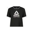 thumbnail image 5 of Reebok Women's Cropped Graphic Tee with Side Slits, Sizes XS-XXXL, 5 of 6