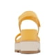 thumbnail image 5 of Sandalias de cuña Sorel Joanie IV con correa en Y para mujer, amarillas, talla 10, 5 of 7