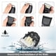 thumbnail image 4 of Cortadora de cabello eléctrica para hombres, cuchilla de cerámica profesional de acero inoxidable con pilas Zhivalor 220188-2, 4 of 4