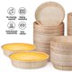 thumbnail image 3 of FENGGUIQU 100Ud Bandejas Beige Para Hornear Tartas Pasteles Y Quiches Fácil Desmolde, 3 of 6