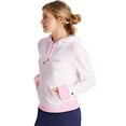 thumbnail image 3 of Champion Womens Campus French Terry Hoodie, XL, Gingham/Ice Cake, 3 of 4