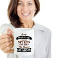 thumbnail image 2 of Sit Ups To Hit The Snooze Alarm Funny Coffee & Tea Gift Mug and Good Morning Cup Gifts for Night Owl Girls (15oz), 2 of 4
