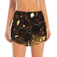 thumbnail image 2 of Xecao Classical Golden Casino for Double-layer Running Short for Women, Perfect for Gym, Tennis, and More, Featuring a Convenient Pocket-Small, 2 of 7