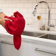 thumbnail image 4 of shiyou-Ripple Towel, Red, Set of 2, 4 of 4