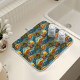 thumbnail image 7 of Ryvnso Palm Sailboat Moon Dish Drying Mat for Kitchen Countertop 18x24 Large Dish Pad Drainer Rack Dish Sink Mats, 7 of 7