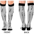 thumbnail image 2 of Coolnut Cute Cartoon Raccoons Compression Socks for Women & Men Circulation-Best for Running, Nurse, Travel, Cycling Gift, 2 of 6