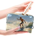 thumbnail image 4 of Surfing in SummerCosmetic Storage Bag with Zipper, Printed Design - Makeup Bag, Makeup Organizer, Travel Pouch Women, Funny Makeup Bags for Women -, 4 of 6