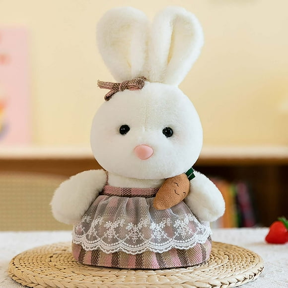 Hxlamzoo Kids Toys Adorable Rabbits Plushs Toy - Lifelike Designs Soft Material Safe Huggables Rabbits Plushs Toy Ideal Gift Toys Clearance Sale