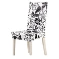 thumbnail image 2 of Funda para silla con estampado, funda elástica para silla con estampado de poliéster, funda protectora para silla, artesanía superior Jadeshay A, 2 of 8