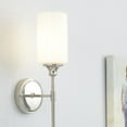 thumbnail image 2 of Quorum Lighting Celeste Glass Wall Sconce, 1 Light, Oiled Bronze, 2 of 5