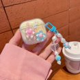 thumbnail image 7 of Clear Floral Case for Airpods 4th Generation,Butterfly Soft Earbuds Protective Shell,Soft Cover for Women Girly (Purple Flower), 7 of 7