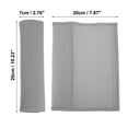 thumbnail image 5 of Motoforti 2 Pcs Flannel Car Shoulder Seatbelt Pad Covers Universal Gray 26x7cm, 5 of 7