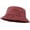 Wine Red, variant on Bucket Hat, Wide Brim Washed Denim Cotton Outdoor Sun Hat Flat Top Cap for Fishing Hiking Beach Sports