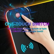 SANPTENT RGB 15W Large Keyboard Pad Wireless Charger Gaming Mouse Pad, Desk Mat with 10 Light Modes, Keyboard Pad with Non-Slip Rubber Base, Waterproof Desk Pad for Home Office Decor