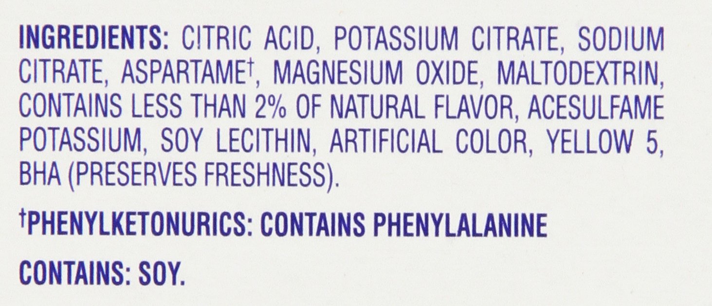 Crystal Light Sugar-Free Lemonade Drink Mix (120 On-the-Go Packets, 4 Packs of 30)