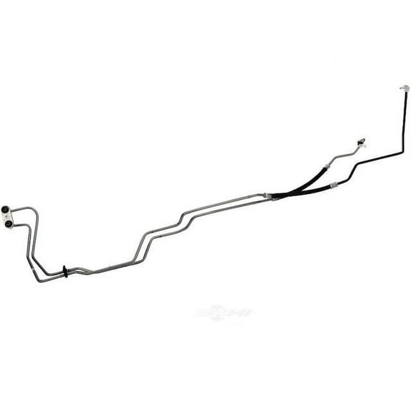 Inlet and Outlet Assembly Transmission Oil Cooler Line - Compatible with 2015 - 2019 Chevy Silverado 2500 HD 2016 2017 2018