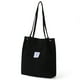 thumbnail image 1 of Sonducket Bolsos de pana para mujer, bolsas de compras reutilizables de gran capacidad, bolsos informales de almacenamiento, bolsa de viaje, Bolsas de mensajero y de hombro Negro, 1 of 6
