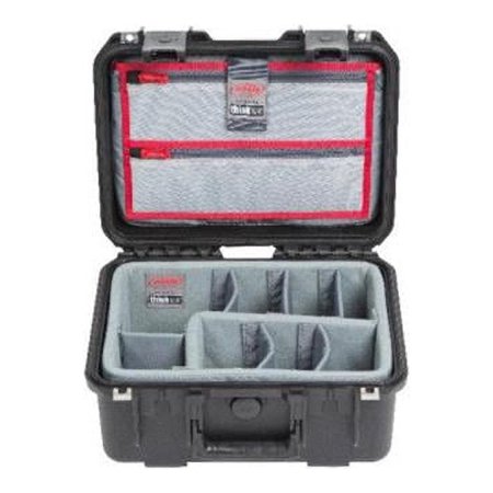 UPC: 0789270999015 | SKB 3I-1309-6DL iSeries 3i-1309-6 Case with Think Tank Designed Dividers & Lid Organizer  Black