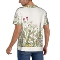 thumbnail image 2 of Fotbe Herbs and Wildflowers Baseball Jersey Shirt for Men and Women, Casual Short Sleeves Button Down T-Shirt-XX-Large, 2 of 9