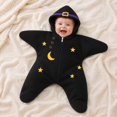 thumbnail image 4 of Baby Starfish Onesie, Baby Star Suit, Halloween Clothes One Piece Soft Winter Outfits, 4 of 7