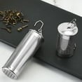 thumbnail image 4 of 4 piezas de infusores de té portátiles, filtros de malla para cocina, infusores de residuos de té para el hogar (plata), 4 of 6