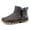 Grey, variant on Xmyrz Mens Snow Boots Classic Design Anti-Slip Casual Side Zip Up Outdoor Wide Calf Boots Winter Boots Mens Shoes