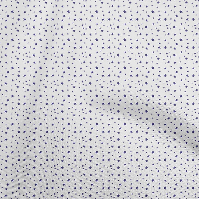 oneOone Viscose Jersey Violet Fabric Stars Sewing Craft Projects Fabric Prints By Yard 60 Inch Wide