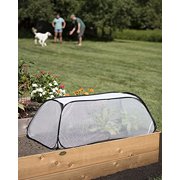 Gardeners Supply Company Garden Row Accelerator Plants Cover | Mini Greenhouse Seedlings & Plant Protector for Raised Garden Beds and Vegetable Rows - 45" L x 22" W x 16" H