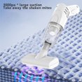thumbnail image 6 of Bed Vacuum Cleaner Cordless Rechargeable Professional Mattress Vacuum Cleaner Powerful Suction Handheld Deep Cleaner for Bed Sheet Carpet Fabric Sofa Vacuum Cleaning, 6 of 8
