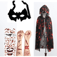 thumbnail image 6 of Alaiyaky Hooded Cape Halloween,Vampire Cape Cloak, Cosplay Poncho, Adult Halloween Fancy Dress Costume,Cloak for Halloween Party Fancy Dress, 6 of 8
