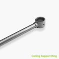 Naiture 36'' Stainless Steel Shower Rod Ceiling Support, 5/8" OD Rod