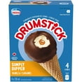 thumbnail image 1 of DRUMSTICK Simply Dipped Cones, 4 x 135 ml, 1 of 7