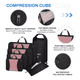thumbnail image 4 of 6pcs Bolsas Organizadoras De Maletas Para Viaje, Impermeable negro, 4 of 5