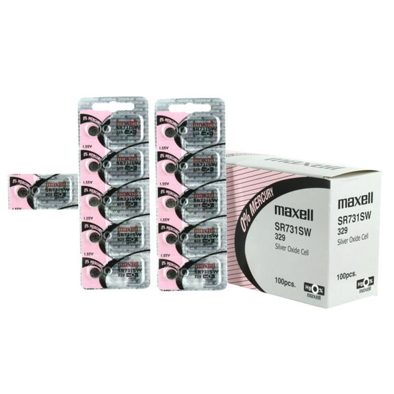 MAXELL Watch Battery 1.55V Button Cell Batteries MX 329 SR731SW