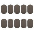 thumbnail image 1 of MasteelfCA 10Pcs Iron On Patch Elliptical Jeans Cloth Patch Simple Clothes Elbow Appliques, 1 of 8