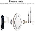 thumbnail image 4 of Ganfancp 2Pc Cuarzo Reloj Mecanismo Kit Mecanismos de Reloj de Pared Piezas de Reloj de Repuesto Accionado Liquidación Ventas Hoy Ofertas Prime 2 X Movimientos, 5 Series de Manos, 4 of 6