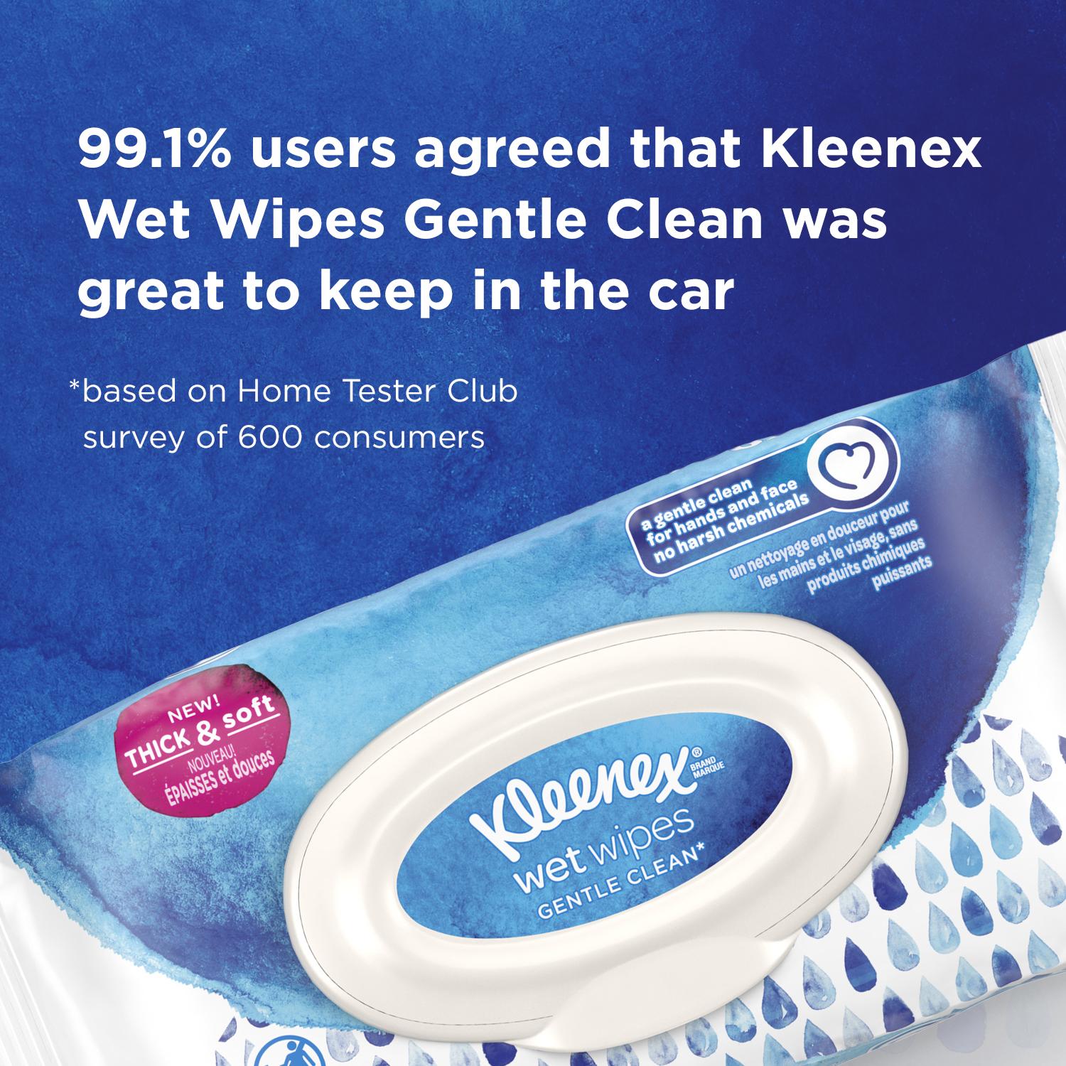 Kleenex Gentle Clean Wet Wipes 2 Pack 56