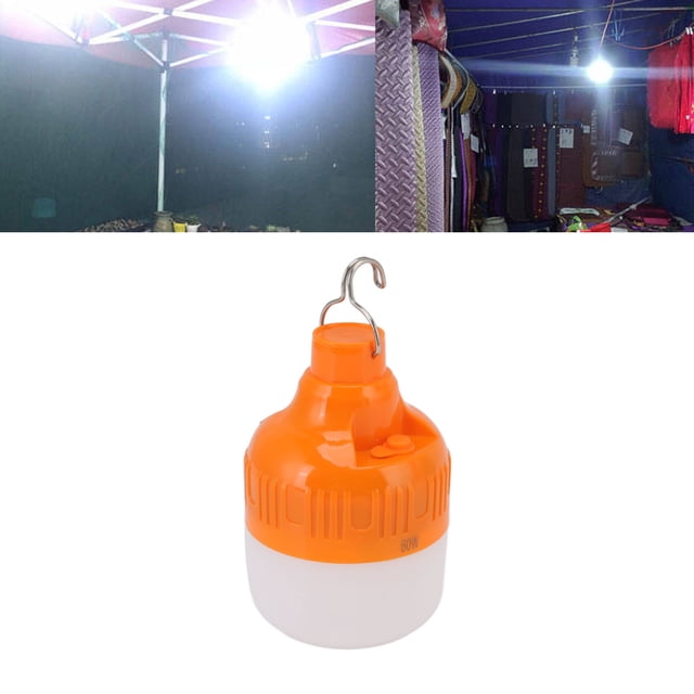 Bombilla LED, Larga Vida útil De La Lámpara Que Acampa Recargable De La Buena Disipación De Calor Del Alto Brillo Para Al Aire