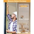 thumbnail image 7 of Lilypelle Extra Tall Cat Pet Gate, Adjustable 25.59"-28.35" Width 74.8-96.5 Inch Height, No Drilling Pressure Mounted, Walk Through Swing Safety Double Door Gate for Doorways, Stairs, Kitchen, House, 7 of 7