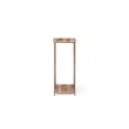 thumbnail image 1 of Hodedah 36.2 Pouces Haut Cadre en Métal Bois Table d'Appoint en Finition Bronze, 1 of 3