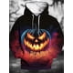 thumbnail image 3 of Sudadera con capucha cómoda de moda informal para uso diario para hombres y mujeres 2024 con estampado 3D de calabaza para Halloween, para parejas, del mismo estilo, para carnaval, 3 of 4