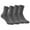 Black/White, variant on Women Soft Cotton Calf Socks – Casual Crew, Above Ankle – Cute Everyday Socks, 6 Pairs (Size 5‑10)
