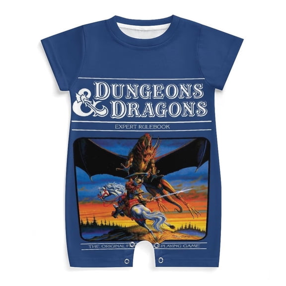DND Dungeons And Dragons (12) Toddler Baby Boy Girls Clothes Romper Newborn Jumpsuit
