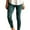 #101 Green, variant on BRDFRL Womens High Waisted Stretch Jeggings with Pockets Casual Pull-On Moto Biker Leggings Slim Fit Skinny Jeans Pencil Denim Pants Black M