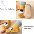 thumbnail image 6 of Gustave Baby Boy Girls Toddlers Socks Animal Moccasins Non-Skid Indoor Slipper Winter Warm Infant Booties Shoes (12-18 Months), 6 of 9