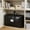 M M, variant on Heavy Duty Storage Bag With Reinforced Handles Extra Large Non Woven Moving Tote Thickened Double Zipper Organizer for Clothes Toys Bedding Holiday Decor Black