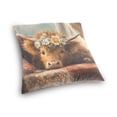 thumbnail image 3 of Fall Decor House Decor Pillow Covers 16*16in Crystal Velvet Sofa Cover Soft and Comfortable Shrink-Resistant Holiday Gifts Little Bull with Flowers, 3 of 7