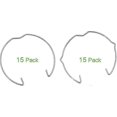 thumbnail image 2 of Pack Of 30 Gu10 Mr16 Retaining Spring Rings Clips 50mm Diameter Downlight Led Spot Halogen Lamp Holders, 2 of 5